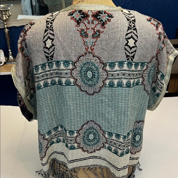 FARM RIO BRAZIL WOMENS BOHO FRINGE TOP - Picture 13 of 16